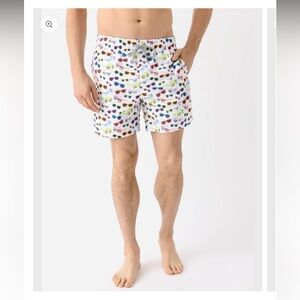 Michaels Multicolor Sunglasses Print Swim Trunks
